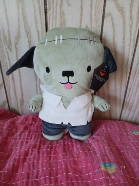 Target Halloween Decor Plush Frankenstein Dog Stuffed Animal